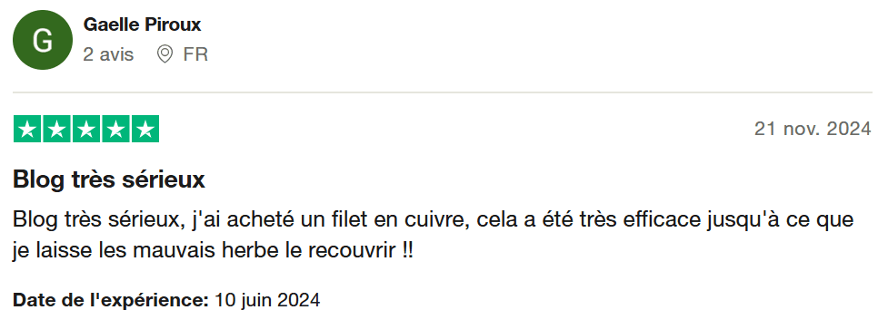 Trustpilot-Bewertung 5
