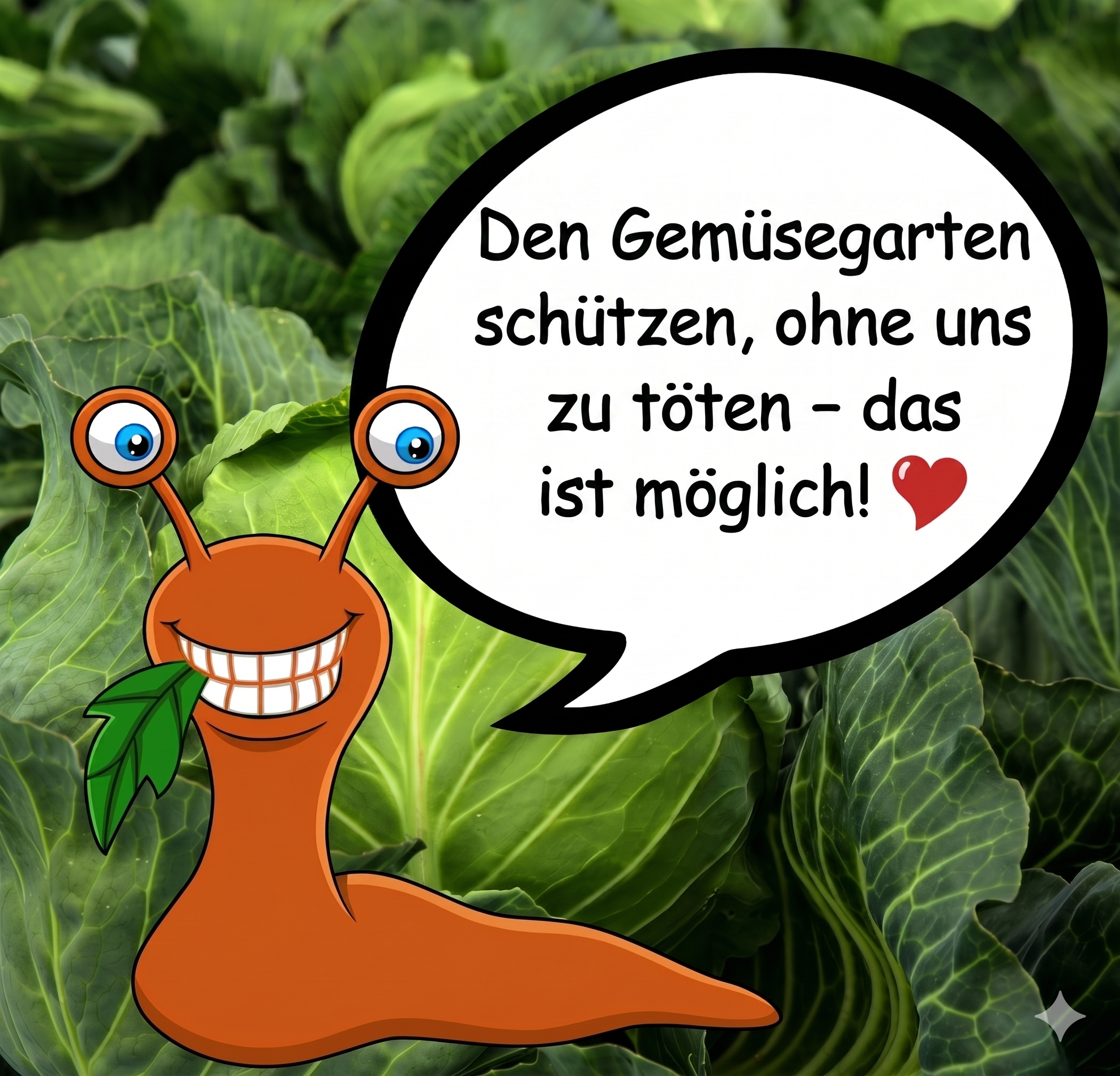 das Kupfer-Schneckennetz von Springday